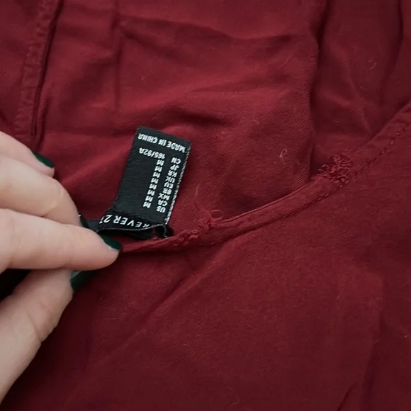 Red dress forever 21 medium - Picture 4 of 5